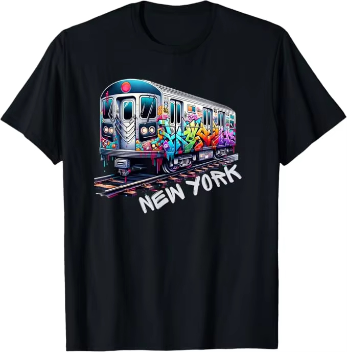 Vintage Fashion Nyc - Nova york trem graffiti estilo nyc