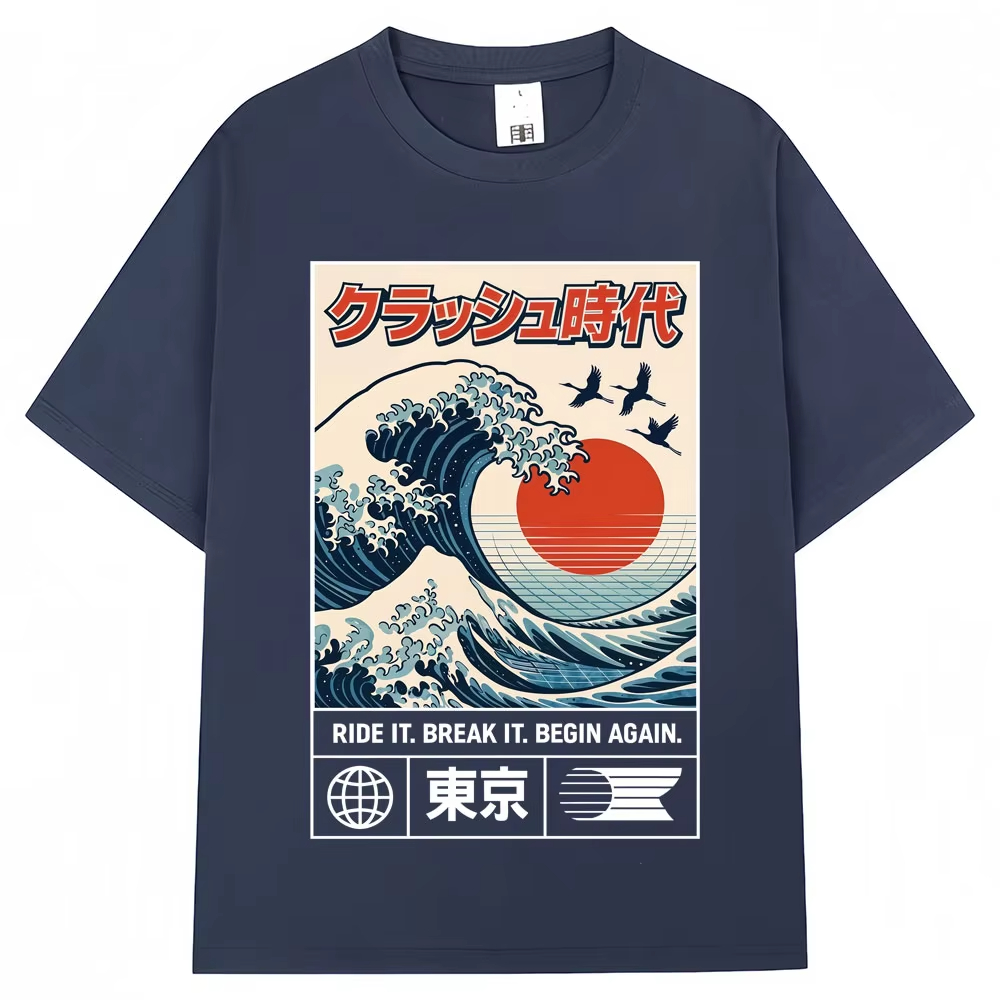 Camiseta Gráfica Estilo Japonê - Vintage Fashion In Tokyo avaliação e preço