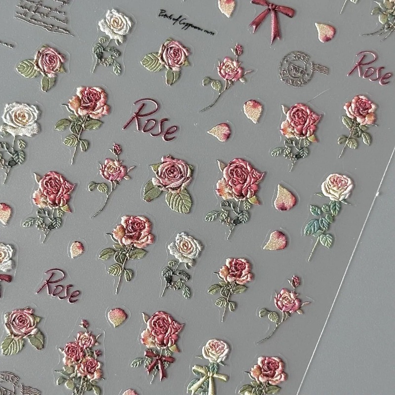 5 pçs ins retro rosa adesivo a - Vintage Fashion Magazines avaliação e preço