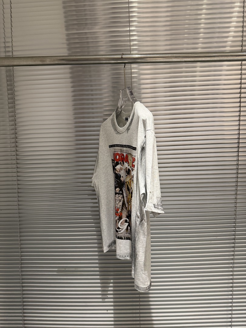 Camiseta Oversized de Manga Cu - Vintage Fashion Magazines avaliação e preço