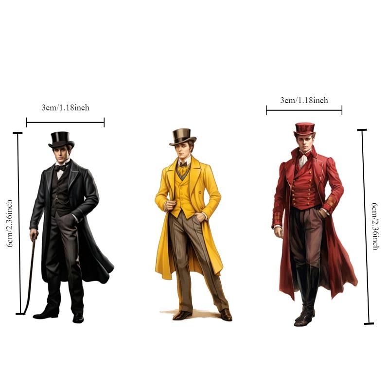 Adesivos de Cavalheiros da Era - Vintage Fashion Magazines avaliação e preço