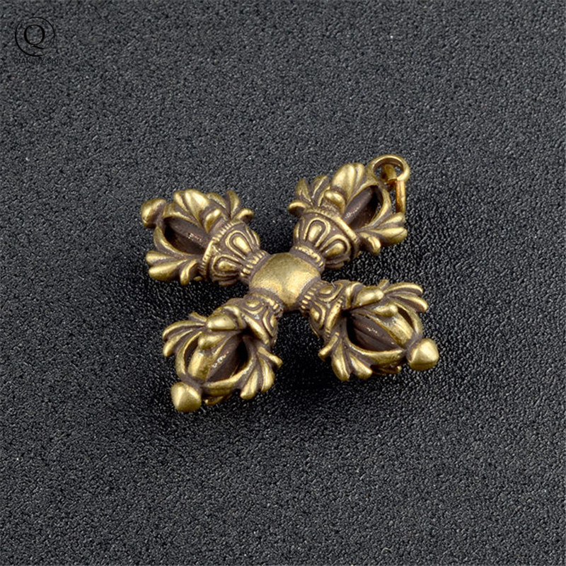 Cobre budismo dorje cruz vajry - Vintage Fashion Collection avaliação e preço