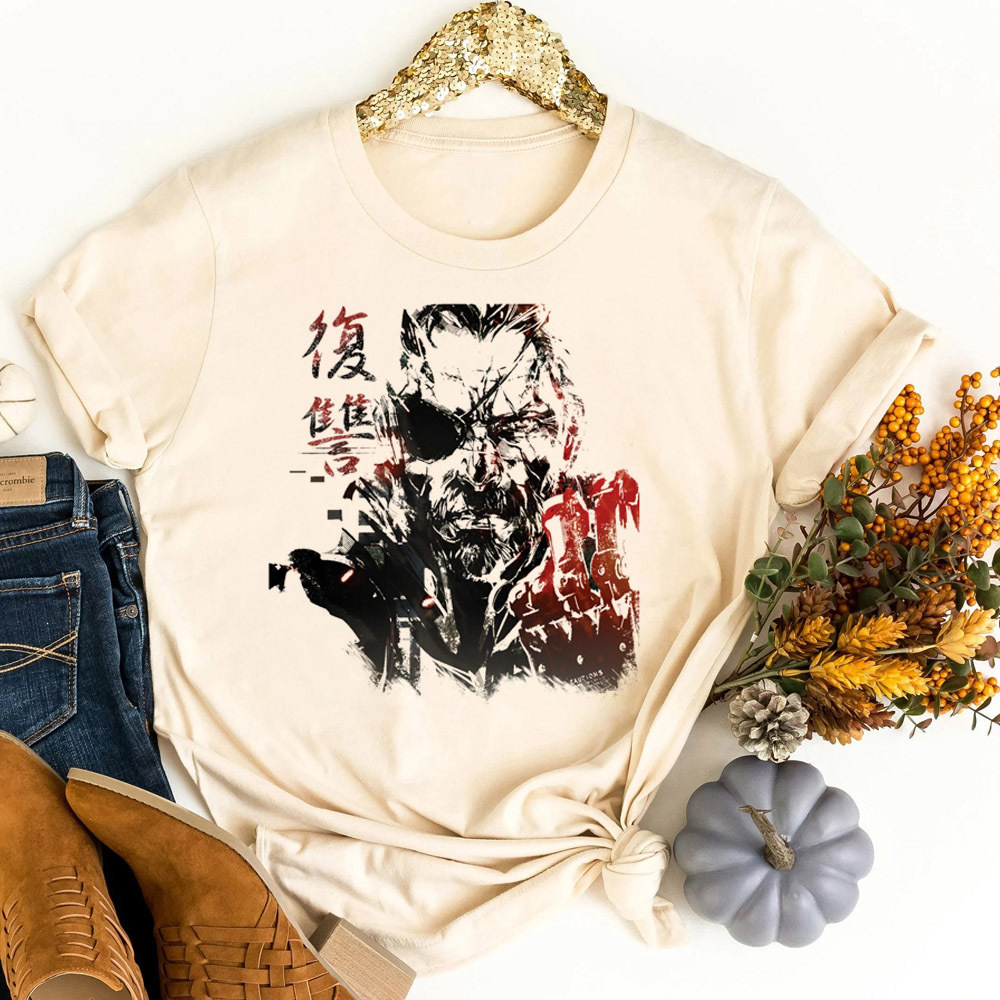Camiseta Metal Gear Solid para - Vintage Fashion For Sale avaliação e preço