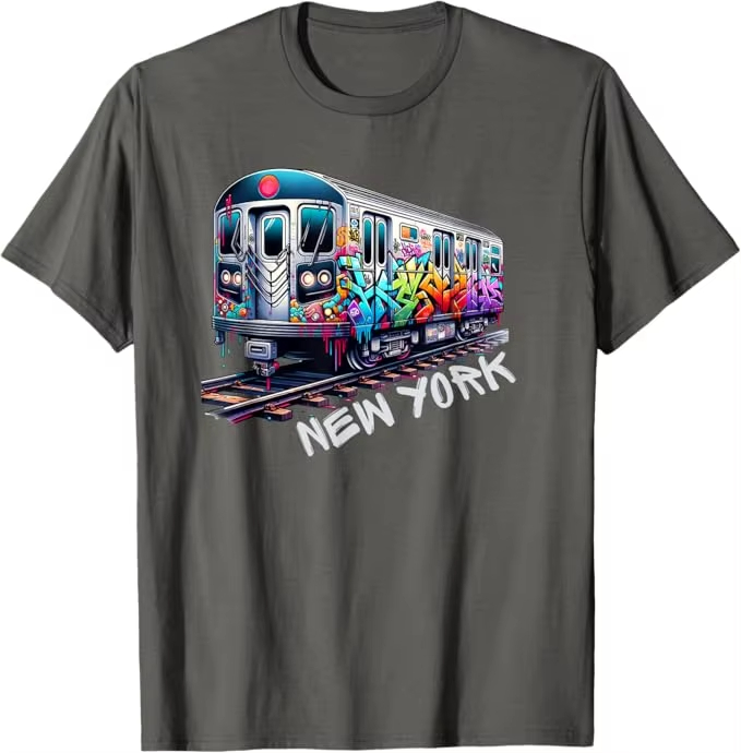 Nova york trem graffiti estilo - Vintage Fashion Nyc avaliação e preço