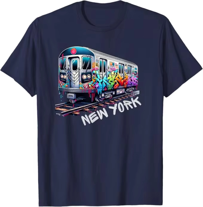 Nova york trem graffiti estilo - Vintage Fashion Nyc avaliação e preço