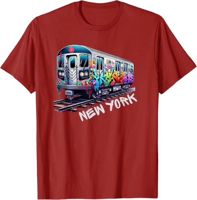 Nova york trem graffiti estilo - Vintage Fashion Nyc avaliação e preço